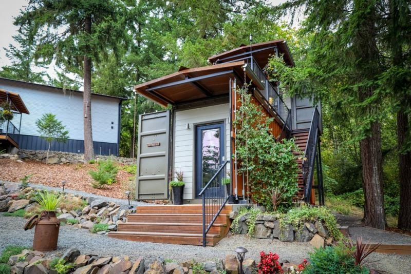 Two-story Shipping Container Home 